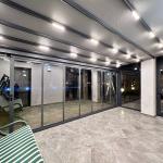 Pergola ve Sürme Camlı Cephe Panelli Kış Bahçesi