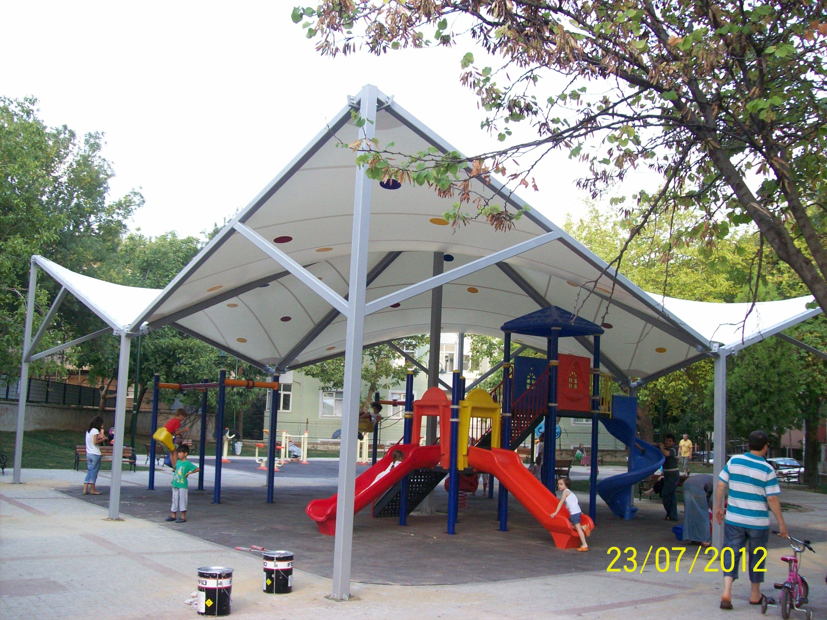 Uşaq parkları üçün membran modelləri