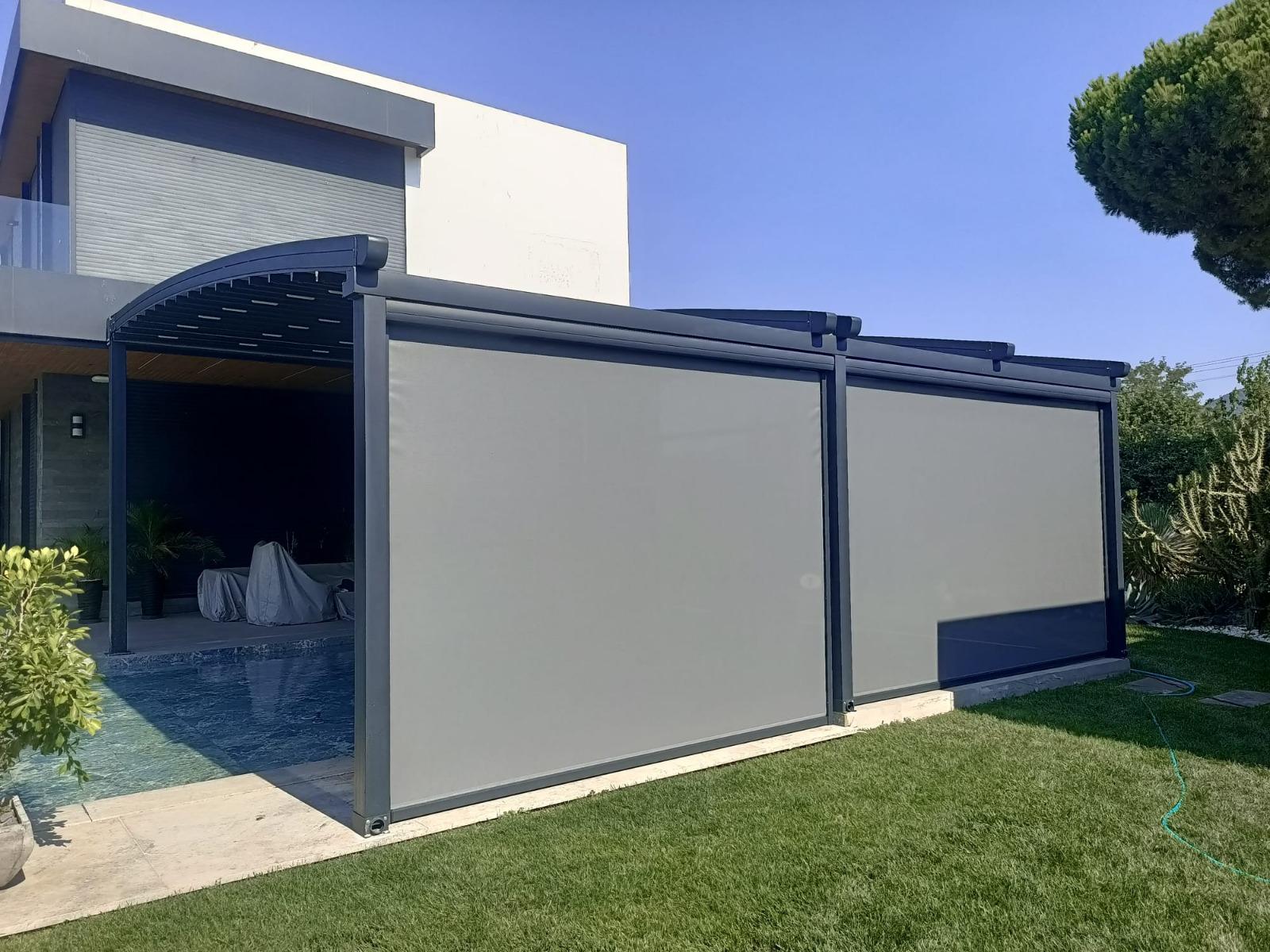 ZIP pərdə və bioklimatik perqola