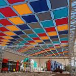 PVC Mesh Membran Halat Taşıyıcılı Tavan Sistemi