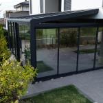 Panel Çatılı ve Sürgülü Camlı Kış Bahçesi